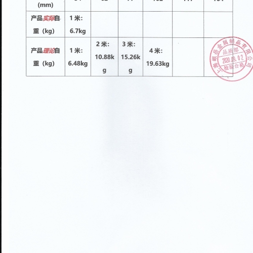 300*300铝合金桁架测试报告02